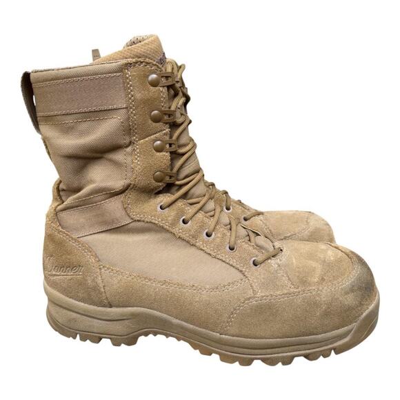 Danner Tanicus Hot 8" Side Zip Comp Toe Combat Tactical Boot Coyote Men size 11 - Picture 1 of 9